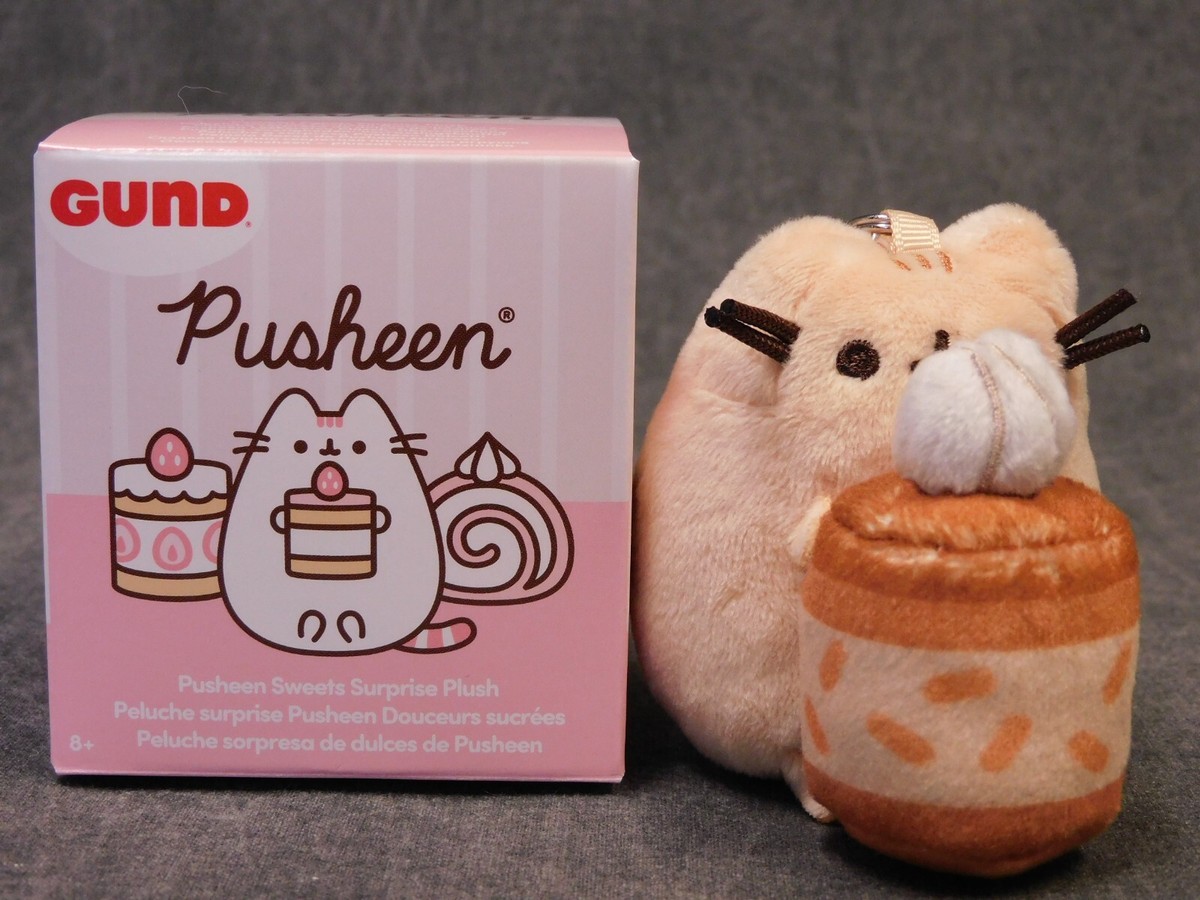 Gund NEW Pusheen CHOCOLATE SPONGE CAKE Patisserie Sweets Blind Box
