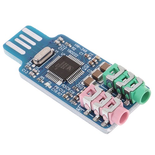 CM108 USB Drive Free USB Sound Card Laptop Computer External Sound Card Mo'ME - Photo 11/12