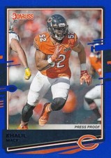 2020 DONRUSS BLUE PARALLELS VARIATIONS KHALIL MACK BEARS PRESS PROOF B3718
