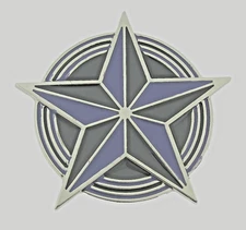 Lone Star Belt Buckle Western Cowboy Men State Texas Rodeo Blue Black Metal Gift