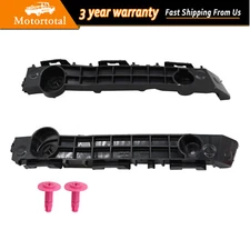 Pair Front Bumper Retainer Support Bracket Sets For 2016-21 Toyota Tacoma