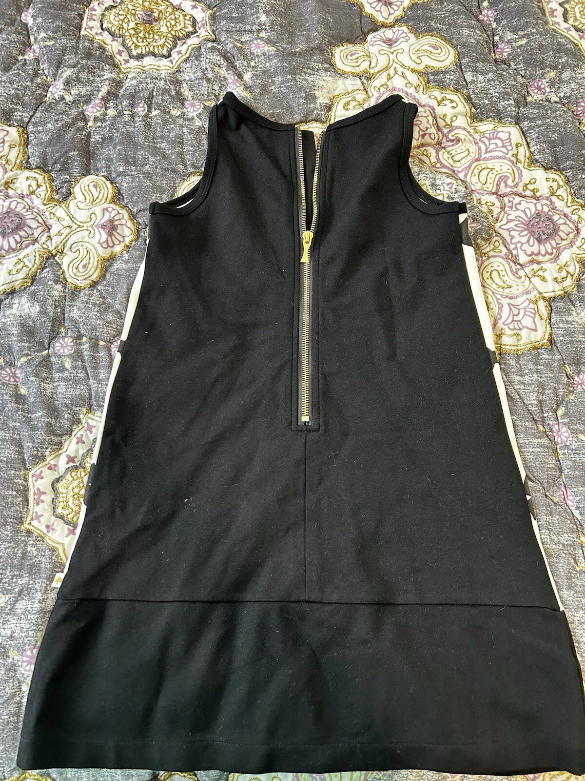 GONNA KATE SPADE THE RULES BIANCO E NERO SEQUENZA ABITO FIOCCO CERNIERA RAGAZZE 10