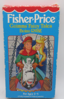 FISHER-PRICE: GRIMMS FAIRY TALES - BRIAR ROSE ANIMATED VHS VIDEO