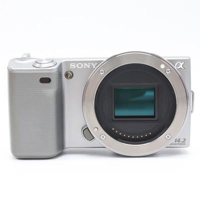 SONY NEX-5 シルバー Sony Alpha Nex-5 Mirrorless Camera Silver Body Lensless Japan | eBay
