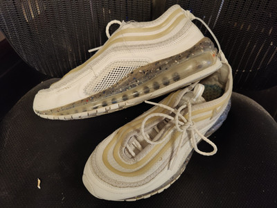 Nike Air Max 97 Terrascape Men s Size 9.5 Shoes White Light Iron Ore Sneakers