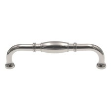 Amerock Granby 5 1/16" 128mm Ctr Cabinet Arch Pull Polished Nickel BP55244PN