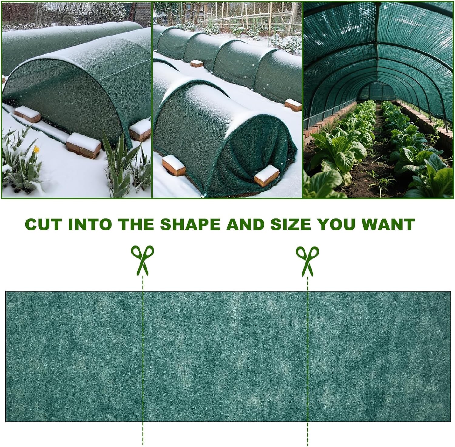Plant Covers Freeze Protection 10 x 30 FT 1.2oz/yd² Frost Cloth Blankets for Ou