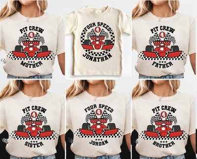 Need Four Speed Geburtstag Autorennen Unisex individueller Hoodie T-Shirt Herren Damen N895