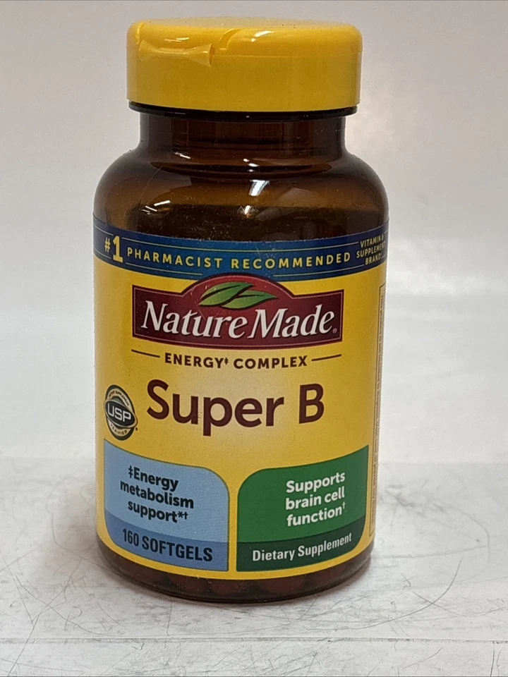 Nature Made Super B Energy Complex 160 Count Exp 7/2026 - Image 2 of 4