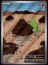 Larvitar Illustration Rare SV03: Obsidian Flames 203/197 NM on eBay