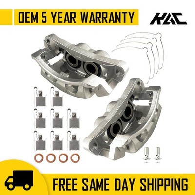Pair Front Brake Calipers w/Bracket For 00 01 02 03 04 05 Ford Excursion 18B4791