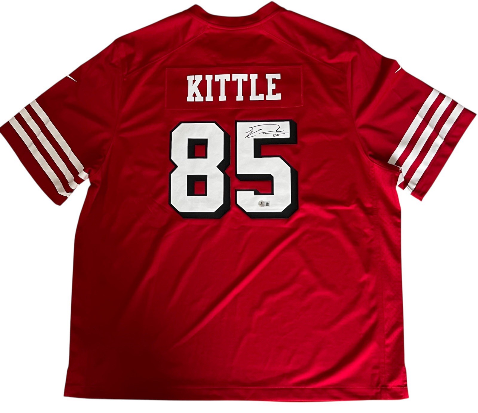 George Kittle Autographed Signed San Francisco 49ers 49ers Authentic Red Alt Nike Limited Jersey BAS Beckett 