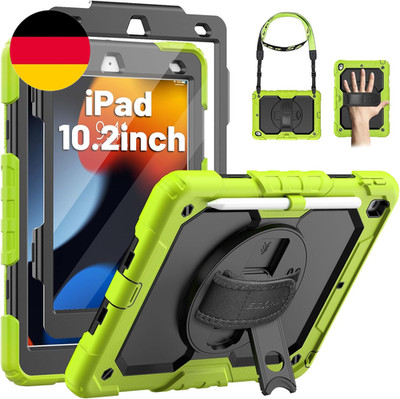 SEYMAC Hülle Für Ipad 9./8./7. Generation (10.2 Zoll), Stoßfeste Schutzhülle Mit