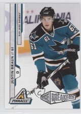 2010-11 Panini Pinnacle Ice Breakers Justin Braun #243 2u3