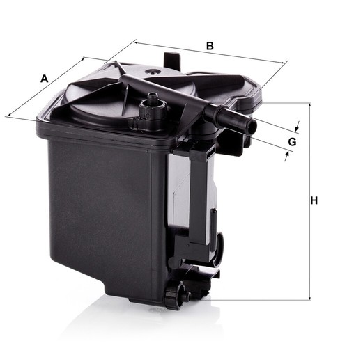 Kraftstofffilter MANN-FILTER WK 939/2 z für FORD Focus II Kombi (DA, FFS, DS) - Bild 5 von 12