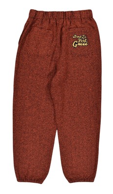 Authentic Men's Gucci Black Dans Le Vert Sweatpants Joggers 714465