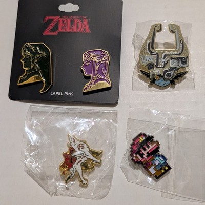The Legend Of Zelda Mario & Okami Enamel Pins Set Of 5