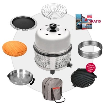 COBB Gasgrill 30 mbar Außensteckdose Premier+ DELUXE Komplett