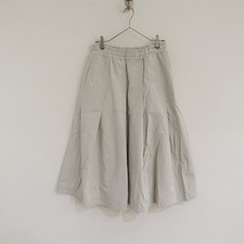 RRP  26,000 Margaret Howell MHL Soft Dense Cotton Pleated Skirt Sz 3