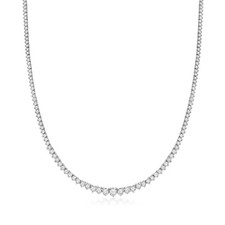 Ross-Simons 3.00 ct. t.w. Diamond Tennis Necklace in Sterling Silver