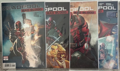 Deadpool: Bad Blood #1-4 Complete Marvel Comics Run NM Liefeld Sims 2022