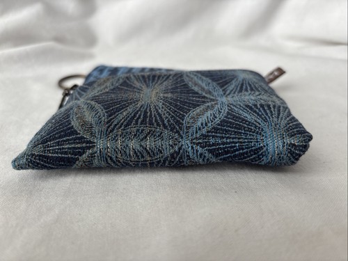 Maruca Reise Kosmetiktasche Tasche 5" x 5" blau - Bild 3 von 6