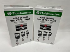 (2) 3-Packs = 6 Fluidmaster 400A Universal Toilet Fill Valves 400ACN3 Contractor