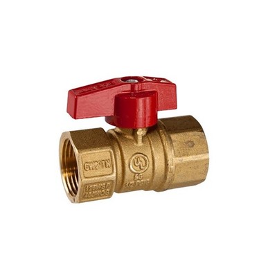BUGATTI 609-9660-007 Ball Valve 3/4'' Forged Brass FxF Lever Handle