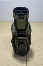 Sun Mountain 4-Way Divider Golf Cart Bag (Green/Tan)