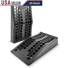 Low Profile Car Ramps Heavy Duty 20000lbs Capacity Non-Slip Design Low Cars New