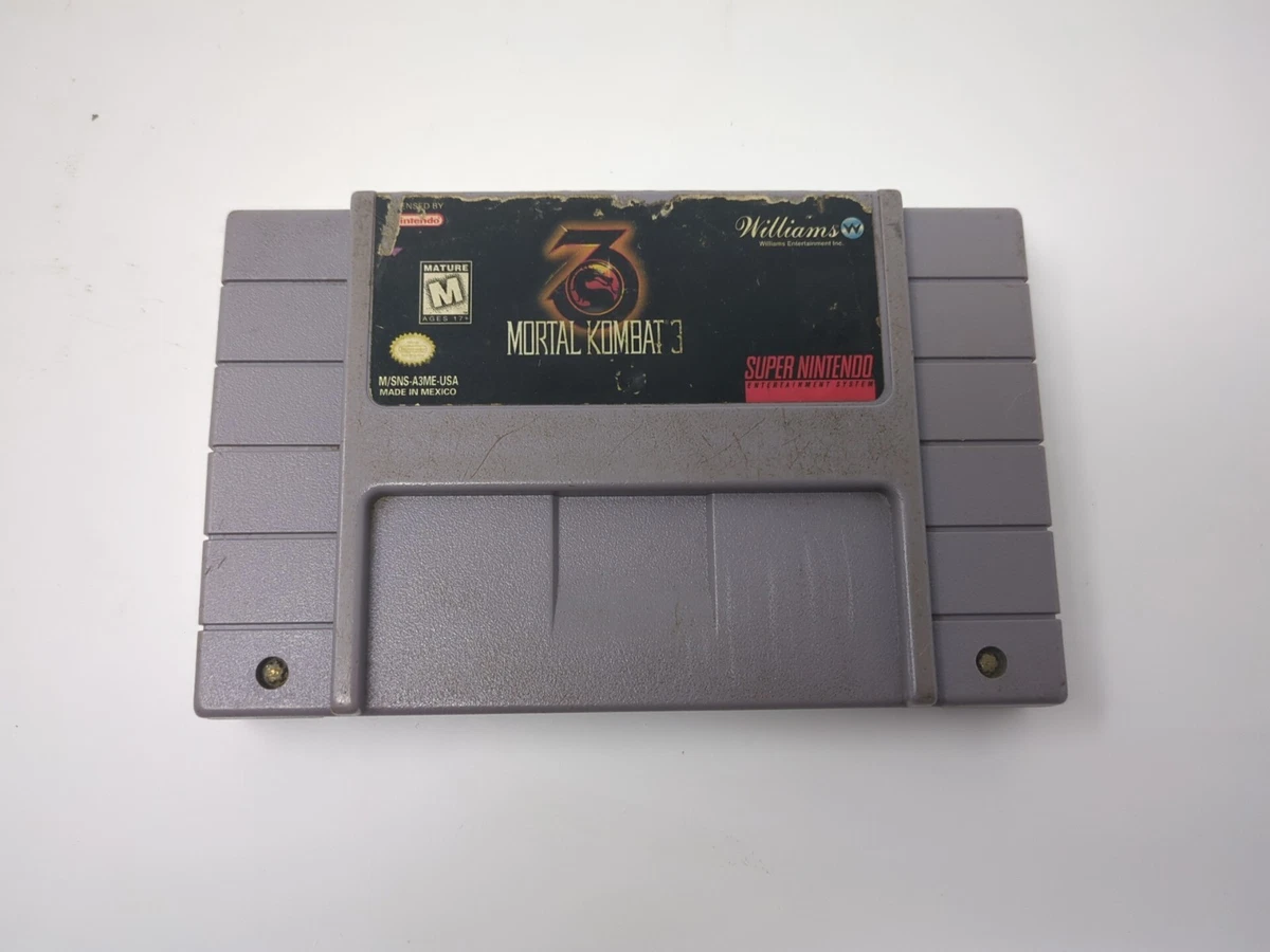 Nintendo SNES Mortal Kombat 3 Video Games for sale | eBay