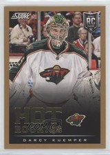 2013-14 Score Hot Rookies Gold Darcy Kuemper #601 0c3