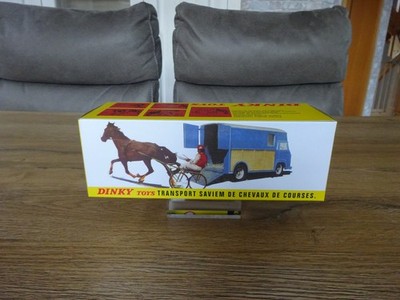 Dinky/Atlas 571  Transport Saviem de Chevaux Sulky Set Neu  in OVP