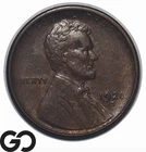 1920-S Lincoln Cent Wheat Penny, Better Date, Choice AU++/Unc
