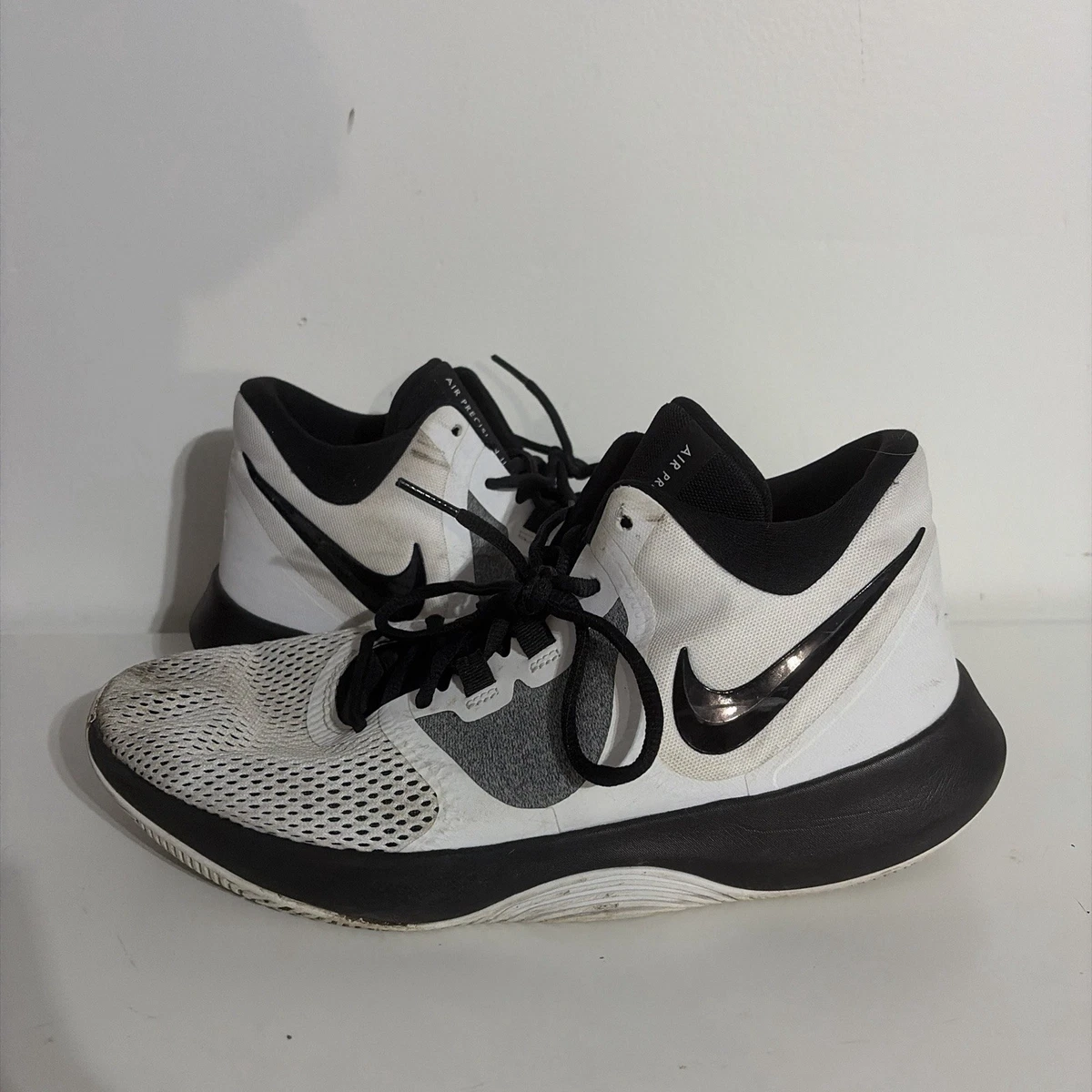 Preços baixos em Nike Air Precision 2 White Black | eBay