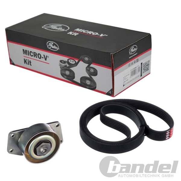 Gates Micro-V Kit KEILRIPPENRIEMEN-SATZ Passend FüR CitroËN Berlingo Xsara-image