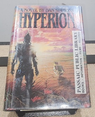 HYPERION [Hyperion Cantos #1] - Dan Simmons 1989, Hardcover, 1st / 1st Ex LIB