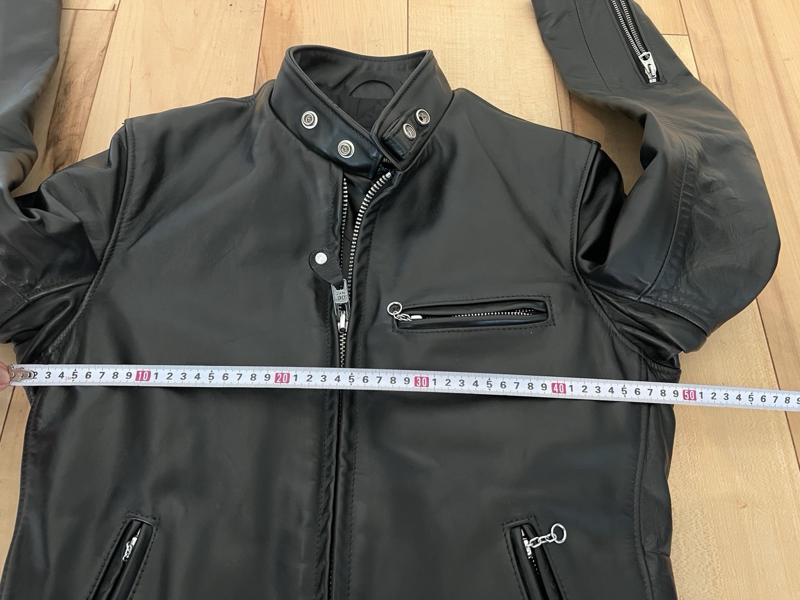 schott 641hh 34 perfecto horsehide leather motorcycle jacket caferacer 618 613