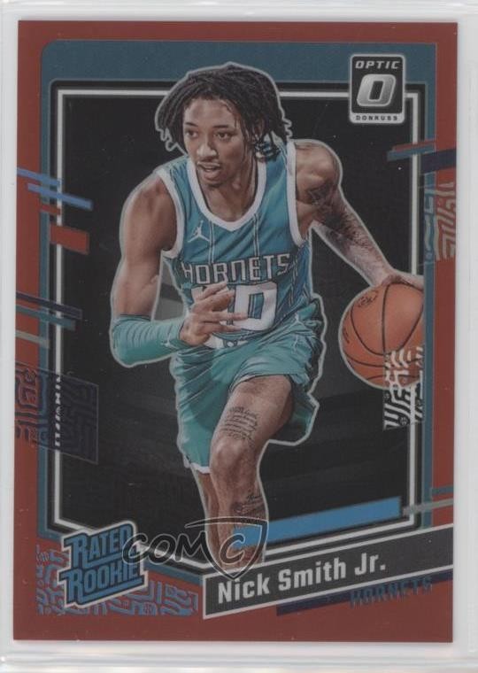 2023 Panini Donruss Optic Rated Rookie Red Prizm 30/99 Nick Smith Jr #224 1nu2