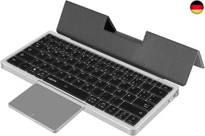 LogiLink ID0214 - Kabellose Multi-Device-Tastatur, BT 5.1, mit Trackpad und