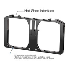 Smartphone Video Rig Aluminum Alloy Phone Cage Stabilizer Grip Frame with Hot