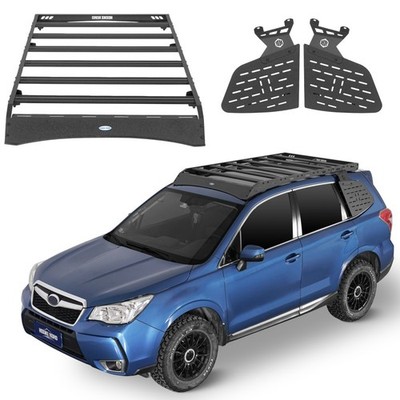 Roof Rack Cargo Basket Rear Window MOLLE Panel For Subaru Forester 2014-2018