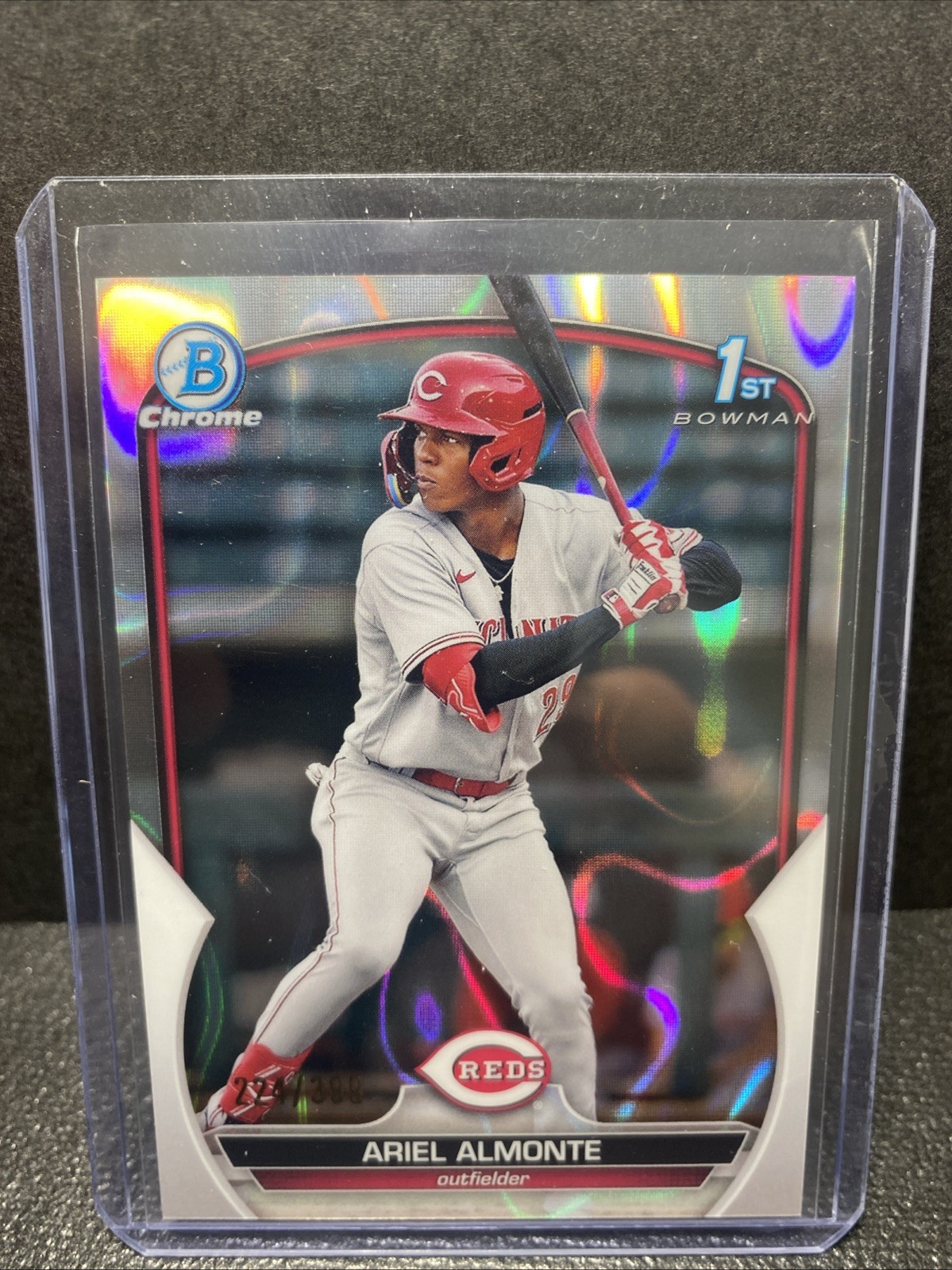 2023 Bowman - Chrome Prospects Ariel Almonte #BCP-78 Lava Refractor /399 (RC)