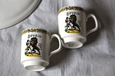 2 mugs céramique anglaise vintage Bovril Lord Nelson Pottery