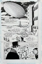 Dan Spiegle THE SHADOW VALHALLA Original  DC Comics Interior Page Artwork! 4