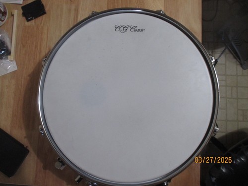 1980's C.G. Conn 13"x 3" Maple Piccolo Snare Drum Used