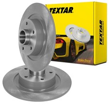 2X TEXTAR BREMSSCHEIBEN HINTEN 290mm VOLL PASSEND FÜR RENAULT GRAND MEGANE