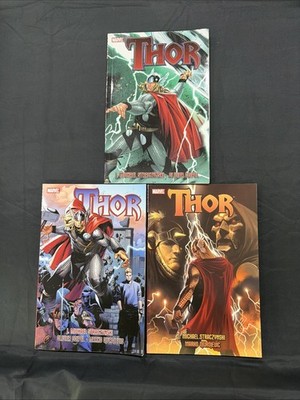 2008 Marvel Thor, Vol 1 2 3  - Paperback By J Michael Straczynski - Lot Of 3