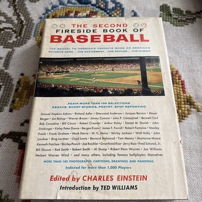 The Second Fireside Book of Baseball by Charles Einstein 1958 HC DJ