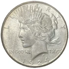 1924-S Peace Silver Dollar Better Date 90% Silver San Francisco Mint